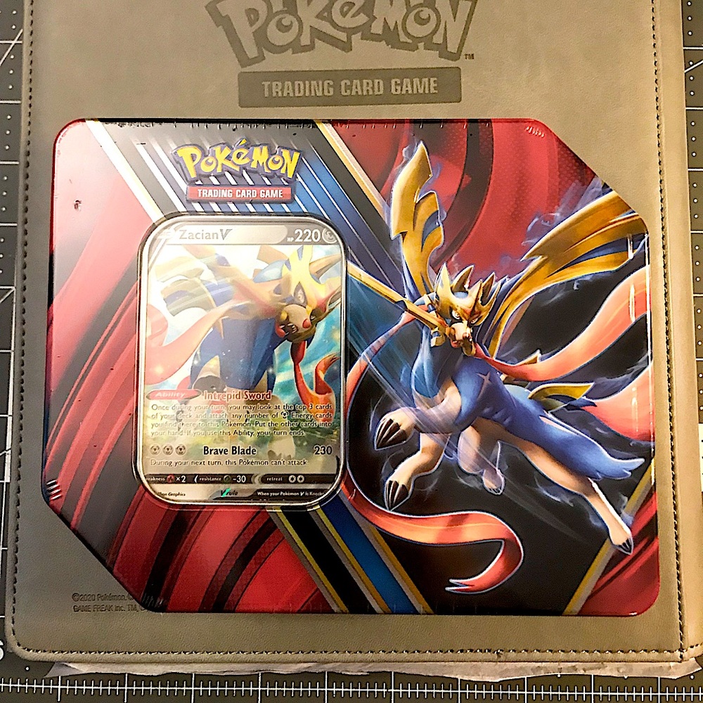 Pokemon Zacian V Galar Legends Tin! Factory SEALED!